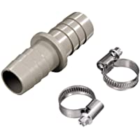 Hama - Conector de Empalme con Abrazaderas para Tubo de desagüe